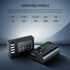 Chargeur Duo + 2 batteries DMW-BLK22