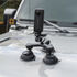 Triple ventouse pour actioncam