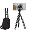Appareil photo compact / bridge numérique Canon PowerShot SX740 HS Argent Kit voyage