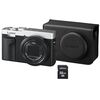 photo Panasonic Lumix DC-TZ99 Argent + étui cuir + carte 32 Go