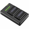 Chargeurs photo Neewer Chargeur Duo + 2 batteries NP-FW50