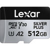 Cartes mémoires Lexar microSDXC 512 Go Professional SILVER PLUS UHS-I (205 Mb/s) 