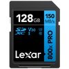 Cartes mémoires Lexar Carte SDXC PRO 128GB UHS-1 V30 Série Blue (800x)
