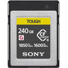 Cartes mémoires Sony CFexpress Type B Tough 240Gb R1850/W1600 