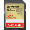 Cartes mémoires SanDisk SDXC 32 Go Extreme 100 Mo/s UHS-I U3 V30