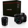 Appareil photo Hybride à objectifs interchangeables Panasonic Lumix DC-S5 + 20-60mm + 50mm F1.8