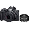 Appareil photo Hybride à objectifs interchangeables Canon EOS R100 + 18-45mm + 50mm F1.8