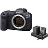 Appareil photo Hybride à objectifs interchangeables Canon EOS R5 Boitier nu + 3 batteries suppl. + chargeur triple