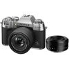 Appareil photo Hybride à objectifs interchangeables Fujifilm X-T50 Argent + 15-45mm + TTartisan 27mm F2.8