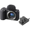 Appareil photo Hybride à objectifs interchangeables Sony ZV-E10 II Boitier nu avec 3 batteries + chargeur