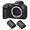 Appareil photo Hybride à objectifs interchangeables Canon EOS R5 II Boitier nu + 2 batteries supplémentaires