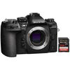 Appareil photo Hybride à objectifs interchangeables OM System OM-1 II Boitier nu + carte SDXC 256 Go