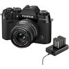 Appareil photo Hybride à objectifs interchangeables Fujifilm X-T50 Noir + 23mm F2 avec Energy Kit