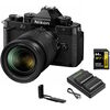 Appareil photo Hybride à objectifs interchangeables Nikon Z f + 24-70mm F4 avec Kit Accessoires