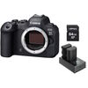 Appareil photo Hybride à objectifs interchangeables Canon EOS R6 II Boitier nu + 3 batteries suppl. + chargeur + carte 64 Go