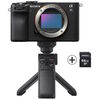 Appareil photo Hybride à objectifs interchangeables Sony a7C II Noir Boitier nu + poignée TP-S1 + carte 64 Go - GARANTIE 5 ans -