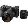 Appareil photo Hybride à objectifs interchangeables Sony Alpha 6700 + 18-135mm + 50mm F1.8 - GARANTIE 5 ans -