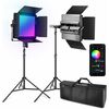 Torches Photo Video Neewer Kit de 2 torches RGB1200 Vidéo LED