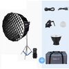 Torches Photo Video Nanlite Torche Forza 720B Bicolore + Boîte à lumière avec grille 120cm + pied + télécommande