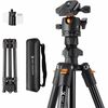 Trépieds Photo-Vidéo K&F Concept Trépied Alu K234A0 + Rotule BH-28L + Support pour smatphone
