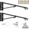 Pinces clamps Neewer Lot de 2 Bras flèches pour fixation murale studio 