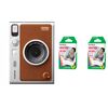 Appareil photo instantané Fujifilm Instax Mini EVO Camera Brown + 20 Cartouches Instax Mini OFFERT