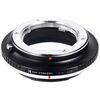 Convertisseurs de monture K&F Concept Bague d'adaptation boitier Fujifilm GFX pour objectifs Contax / Yashica