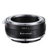 Convertisseurs de monture K&F Concept Bague d'adaptation boitier Leica L pour objectifs Nikon F