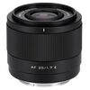 Objectif photo / vidéo Viltrox AF 25mm F1.7 Air Sony E