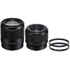 Objectif photo / vidéo Sony Kit FE 35mm F1.8 + 50mm F1.8 + 2x filtres UV