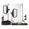 Kits flash studio Godox Kit 2 Flashs DP400III-V + Support de fond + Fond Super white 1.36x11m