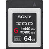 Cartes mémoires Sony XQD 64 Go Serie G 2933x (440 Mb/s)